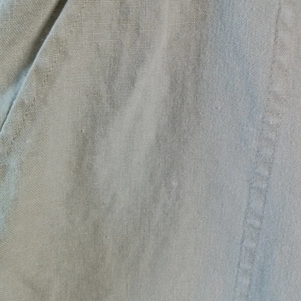 🦋 Vintage Orvis Linen Capri Pants Beige Plus Size 18